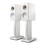 KEF Reference 1 Meta Bookshelf Speaker - Pair (High-Gloss White/Champagne)