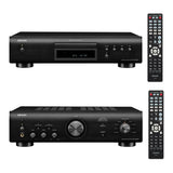 Denon DCD-600NE CD Player with PMA-600NE 2 Channel 70W Integrated Amplifier with Bluetooth