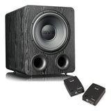 SVS PB-1000 Pro 12 Inch Ported Subwoofer with SoundPath Wireless Audio Adapter (Premium Black Ash)