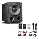 SVS PB-1000 Pro 12 Inch Ported Subwoofer with SoundPath Wireless Audio Adapter (Premium Black Ash)
