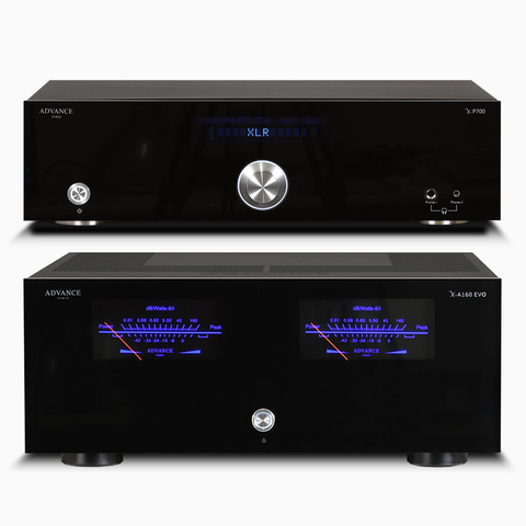 Advance Paris X-P700 Stereo Preamplifier & X-A160 EVO Stereo Amplifier Bundle