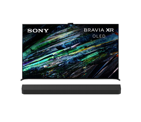 Sony BRAVIA XR A95L QD-OLED TV Bundle with Sony BRAVIA Theater Bar 8 Soundbar