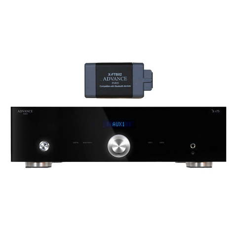 Advance Paris X-i75 Integrated Amplifier Bundle with X-FTB02 aptX HD Bluetooth Receiver