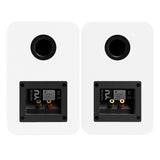 Kanto YUP4 Passive Bookshelf Speakers with 1" Silk Dome Tweeter and 4" Kevlar Woofer - Pair (White)