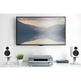 Kanto YUP4 Passive Bookshelf Speakers with 1" Silk Dome Tweeter and 4" Kevlar Woofer - Pair (White)