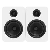 Kanto YUP6 Passive Bookshelf Speakers with S6 Speaker Stands - Pair (White)