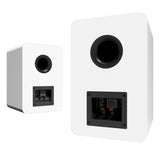 Kanto YUP6 Passive Bookshelf Speakers with S6 Speaker Stands - Pair (White)