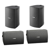 Yamaha NS-AW294 All-Weather Outdoor Speakers Bundle - 4 Pack (Black)