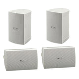 Yamaha NS-AW294 All-Weather Outdoor Speakers Bundle - 4 Pack (White)