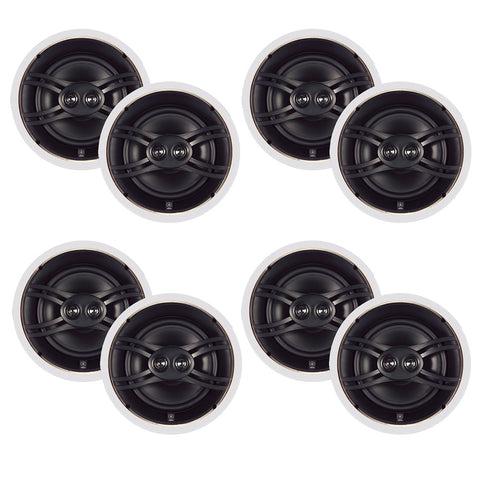Yamaha NS-IW480C In-Ceiling Speakers Bundle - 8 Pack