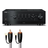 Yamaha R-N800A Network Receiver Bundle with AudioQuest Jack Russell (Black)