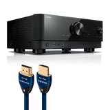Yamaha RX-V4 5.2 Channel AV Receiver with AudioQuest SKY 3m HDMI Cable