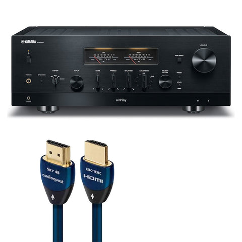 Yamaha R-N2000A Network Receiver Bundle with AudioQuest Sky 3m HDMI