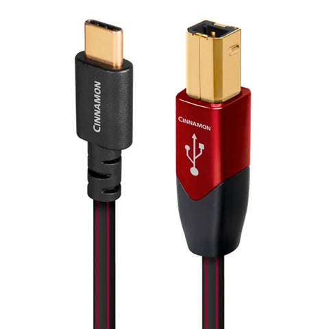 AudioQuest Cinnamon USB B to USB C Digital Audio Cable