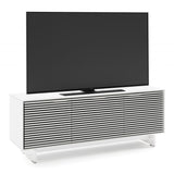 BDI Align 7477 3-Door Cabinet with Media Base (Satin White)
