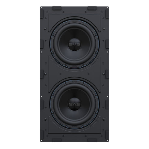 SVS 3000 In-Wall Single Sealed Subwoofer System with Sledge STA-800D2C Amplifier- Each