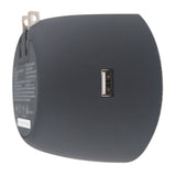 OC Acoustic Newport Plug-in Outlet Wireless Bluetooth Speaker with Built-in USB Type-A Charging (Black)
