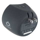 OC Acoustic Newport Plug-in Outlet Wireless Bluetooth Speaker with Built-in USB Type-A Charging (Black)