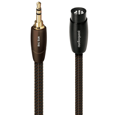 AudioQuest Big Sur Mini-to-5 Pin DIN Analog Audio Interconnect Cable