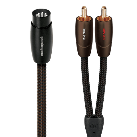 AudioQuest Big Sur 5 Pin DIN-to-RCA Analog Audio Interconnect Cable
