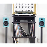Kanto SP26PL 26" Bookshelf Speaker Stands with Rotating Top Plates and Cable Management – Pair (Black)