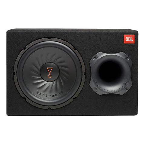 JBL BassPro 12 Car Audio Powered 12" Subwoofer System with Slipstream Port Technology
