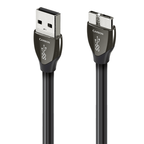 AudioQuest Carbon USB-A 3.0 to Micro B 3.0 High-Definition Digital Audio Cable