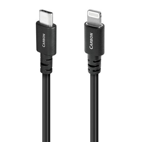 AudioQuest Carbon USB-C to Lightning High-Definition Digital Audio Cable