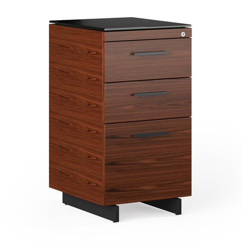 BDI Sequel 20 6114 3 Drawer File Cabinet (Chocolate/Black)