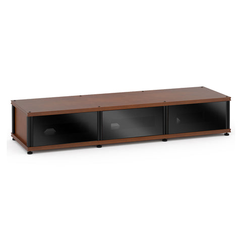 Salamander Designs Synergy 133 Triple AV Cabinet (Cherry with Black Posts)