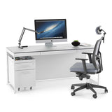 BDI Centro 6407 Mobile File Pedestal (Satin White)