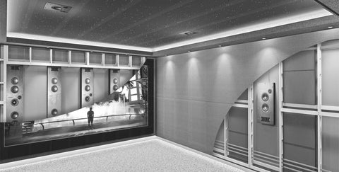 PMC Audio CI65 In Wall Speaker (Black with White Grilles)