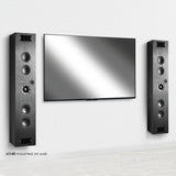 PMC Audio CI140 On Wall Speaker (Black with White Grille)