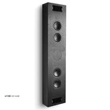 PMC Audio CI140 Sub On Wall (Black with White Grille)