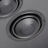 PMC Audio CI140 Sub On Wall (Black with White Grille)