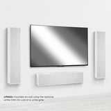 PMC Audio CI90 Slim In Wall Speaker (Black with White Grille)