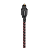 AudioQuest Cinnamon Optical Toslink Fiber-Optic Cable + Mini-Adaptor
