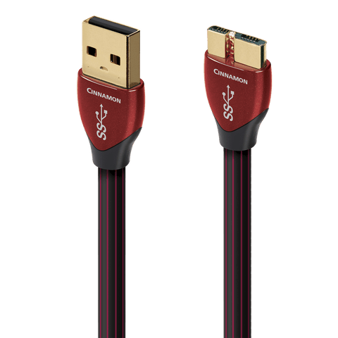 AudioQuest Cinnamon USB-A 3.0 > Micro B 3.0 High-Definition AudioQuest Cinnamon USB-A 3.0 > Micro B 3.0 High-Definition
