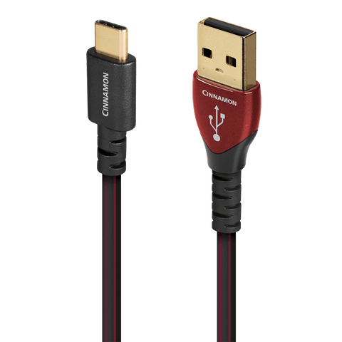 AudioQuest Cinnamon USB-C to USB-A High-Definition Digital Audio Cable