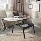 BDI Cloud 9 Lift Coffee Table (Cirrus White)