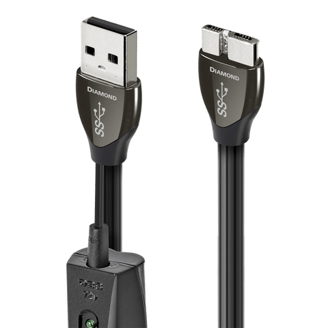 AudioQuest Diamond USB-A 3.0 to Micro B 3.0 High-Definition Digital Audio Cable