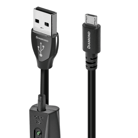 AudioQuest Diamond USB-A to Micro B 2.0 High-Definition Digital Audio Cable