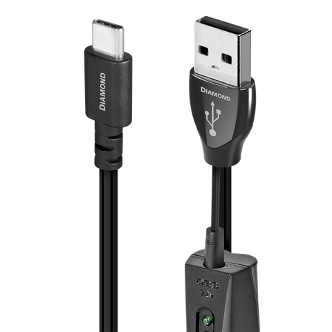 AudioQuest Diamond USB-C to USB-A High-Definition Digital Audio Cable