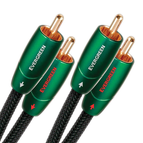 AudioQuest Evergreen RCA Male to RCA Male Audio Cable - 9.84 ft. (3m)