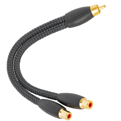 AudioQuest FLX-X M22F RCA Splitter (1 x Male RCA > 2 x Female RCA Splitter)