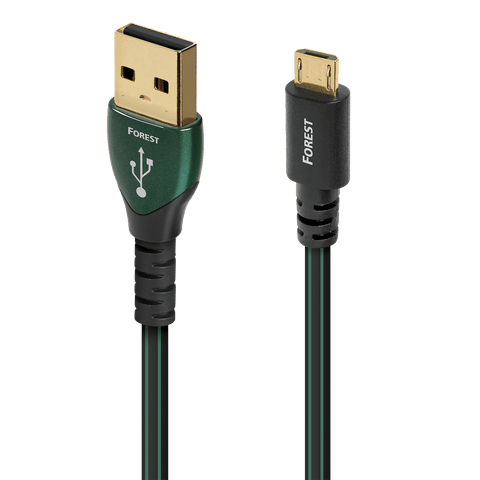 AudioQuest Forest USB-A to Micro B 2.0 High-Definition Digital Audio Cable