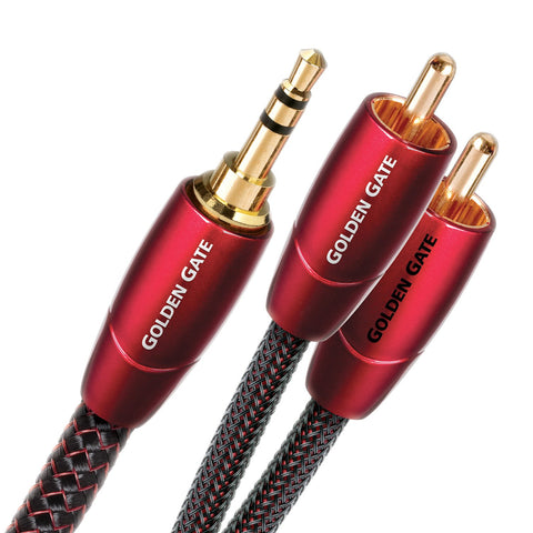 AudioQuest Golden Gate Mini-to-RCA Analog Audio Interconnect Cable