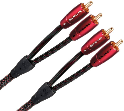 AudioQuest Golden Gate RCA-to-RCA Analog Audio Interconnect Cable