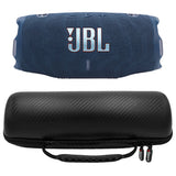 JBL CHARGE 6 Waterproof Portable Speaker Bundle with gSport Carbon Fiber Case (Blue)