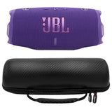 JBL CHARGE 6 Waterproof Portable Speaker Bundle with gSport Carbon Fiber Case (Purple)